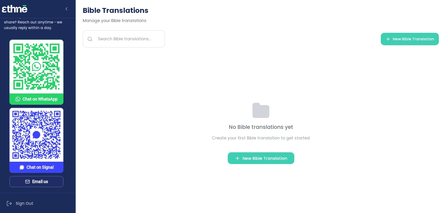 publish page