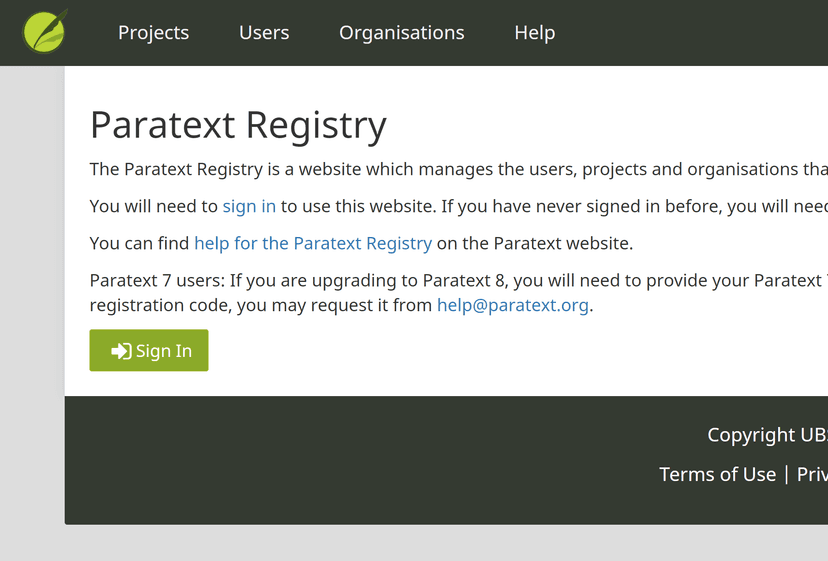 Paratext Registry | Tools.Bible